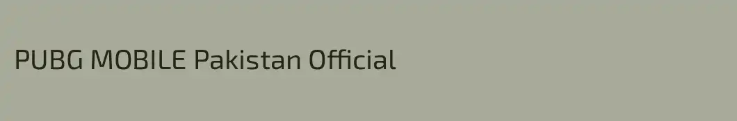 PUBG MOBILE Pakistan Official